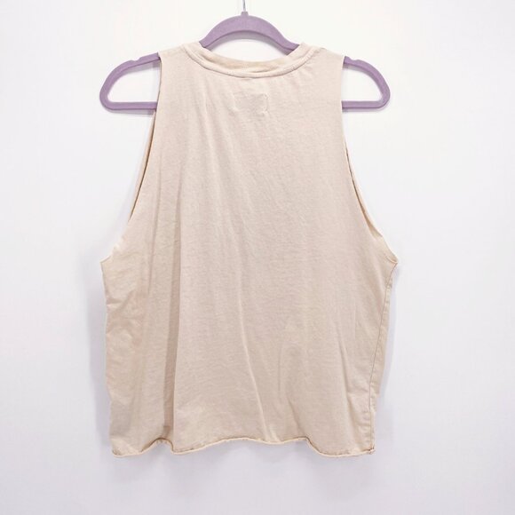 Zadig & Voltaire Cream Graphic Tank Top - Picture 5 of 10